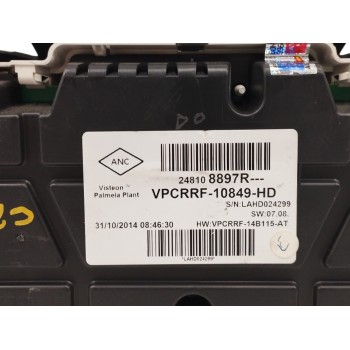 Recambio de cuadro instrumentos para renault clio iv 1.5 dci diesel fap referencia OEM IAM 248108897R  