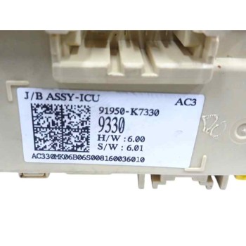 Recambio de caja reles / fusibles para hyundai i10 (ac3) 1.2 16v cat referencia OEM IAM 91950K7330  