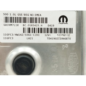 Recambio de centralita motor uce para fiat 500 hybrid 1.0 referencia OEM IAM 52196552  