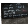 Recambio de cinturon seguridad trasero izquierdo para ssangyong rodius ii 2.2 xdi referencia OEM IAM   