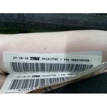 Recambio de airbag cortina delantero derecho para peugeot 308 gti referencia OEM IAM 9805768380 34131775E 