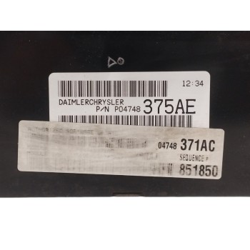 Recambio de centralita motor uce para chrysler voyager (rg) 3.3 v6 cat referencia OEM IAM P04748375AE  