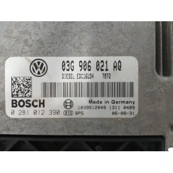 Recambio de centralita motor uce para volkswagen caddy iii monospace (2kb, 2kj, 2cb, 2cj) 1.9 tdi referencia OEM IAM 03G906021AQ