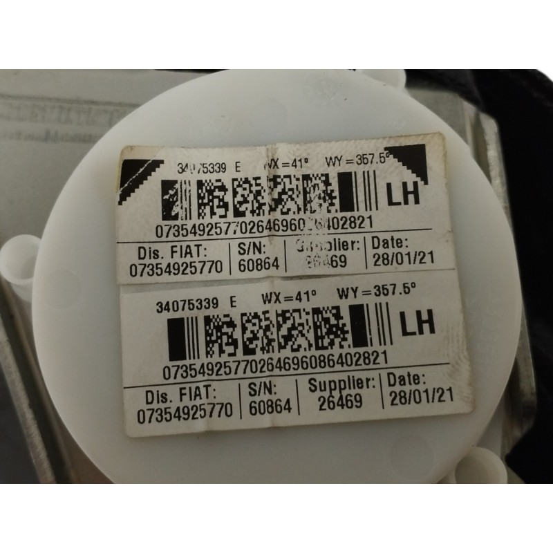 CINTURON SEGURIDAD TRASERO IZQUIERDO