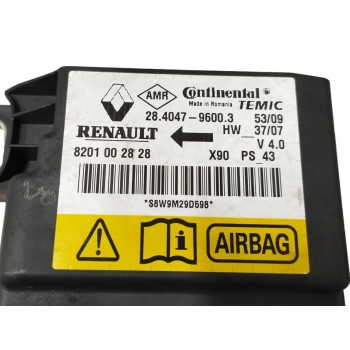 Recambio de centralita airbag para dacia logan 1.5 dci diesel cat referencia OEM IAM 8201002828 28404796003 