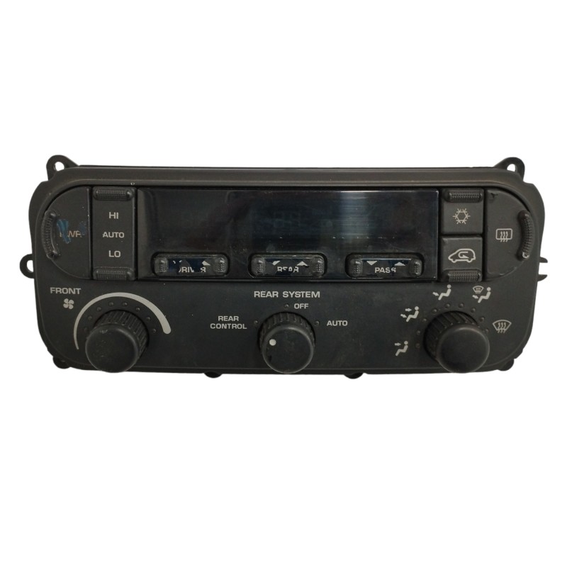 Recambio de mando climatizador para chrysler voyager (rg) 3.3 v6 cat referencia OEM IAM P05005004AL OBSERVAR FOTOS 