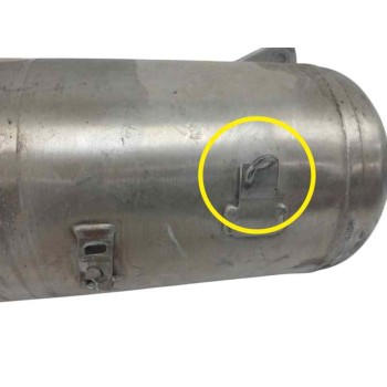 Recambio de tubo de escape para piaggio (vespa) mp3 500 hpe (td1) referencia OEM IAM 122010486 OBSERVAR FOTO 