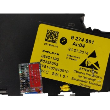 Recambio de mando multifuncion para bmw serie 7 (f01/f02) 750ld xdrive referencia OEM IAM 9274891 INTERRUPTOR ASIENTO IZQUIERDO 