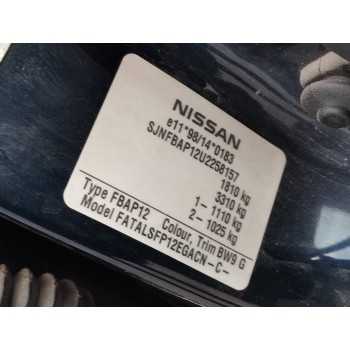 Recambio de carroceria corte para nissan primera berlina (p12) 1.8 16v cat referencia OEM IAM   