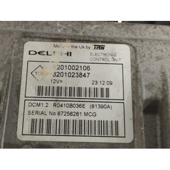 Recambio de centralita motor uce para dacia logan 1.5 dci diesel cat referencia OEM IAM 8201002106 8201023847 