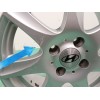Recambio de llanta para hyundai i10 iii (ac3, ai3) 1.2 mpi referencia OEM IAM KBA48022 6JX15H2 ET38 4H 4X100