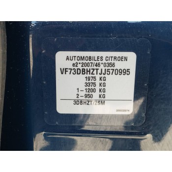 Recambio de carroceria corte para citroën c4 picasso 1.6 blue-hdi fap referencia OEM IAM   