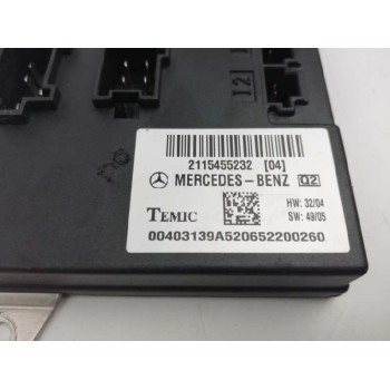 Recambio de modulo electronico para mercedes-benz clase e (w211) berlina 3.0 v6 cat referencia OEM IAM 2115455232  