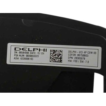 Recambio de mando volante para citroën c4 grand picasso ii (da_, de_) 1.6 hdi / bluehdi 115 referencia OEM IAM 98096593ZD CON DE