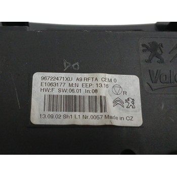 Recambio de mando climatizador para peugeot 2008 (--.2013) 1.6 16v e-hdi fap referencia OEM IAM 96722471XU  