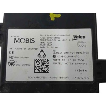 Recambio de modulo electronico para kia niro e-niro drive referencia OEM IAM G599151000  