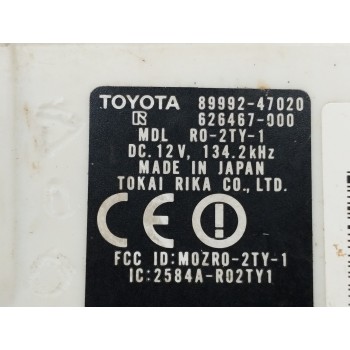 Recambio de modulo electronico para toyota prius (nhw20) 1.5 cat referencia OEM IAM 8999247020  