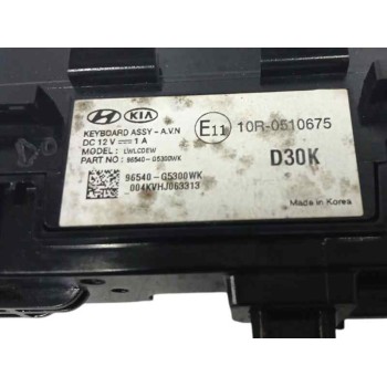 Recambio de mando multifuncion para kia niro e-niro drive referencia OEM IAM 96540G5300 CONTROLES RADIO 