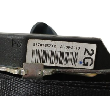 Recambio de cinturon seguridad trasero izquierdo para peugeot 2008 (--.2013) 1.6 16v e-hdi fap referencia OEM IAM 96781657XY  