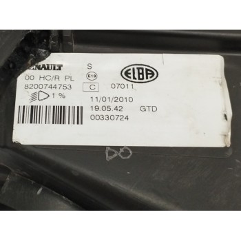 Recambio de faro izquierdo para dacia logan 1.5 dci diesel cat referencia OEM IAM 8200744753 SOPORTE REPARADO 