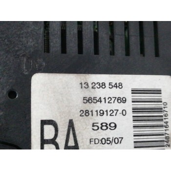 Recambio de pantalla multifuncion para opel zafira b 1.6 16v referencia OEM IAM 13238548 565412769 