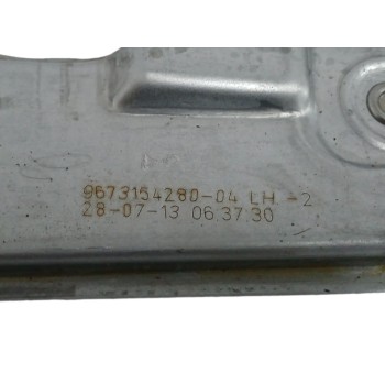 Recambio de elevalunas trasero izquierdo para peugeot 2008 (--.2013) 1.6 16v e-hdi fap referencia OEM IAM 9673154280 9674255180 