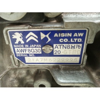 Recambio de caja cambios para citroën c4 iii (ba_, bb_, bc_) 1.2 puretech 130 (bahnsa, bahnsb) referencia OEM IAM 20GTBD  