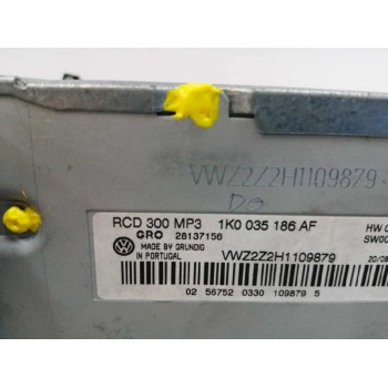 Recambio de sistema audio / radio cd para volkswagen passat berlina (3c2) edition plus referencia OEM IAM 1K0035186AF  
