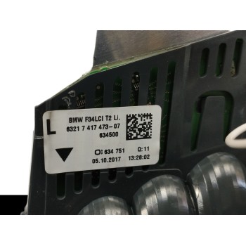 Recambio de piloto trasero izquierdo interior para bmw serie 3 gran turismo (f34) 2.0 16v turbodiesel referencia OEM IAM 6321741