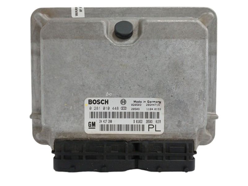 Recambio de centralita motor uce para opel frontera b 2.2 16v dti referencia OEM IAM 24417200 0281010448 