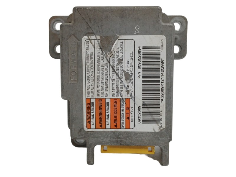 Recambio de centralita airbag para opel frontera b 2.2 16v dti referencia OEM IAM 09352689 8093526894 Recambio de centralita airbag para opel frontera b 2.2 16v dti referencia OEM IAM 09352689 8093526894