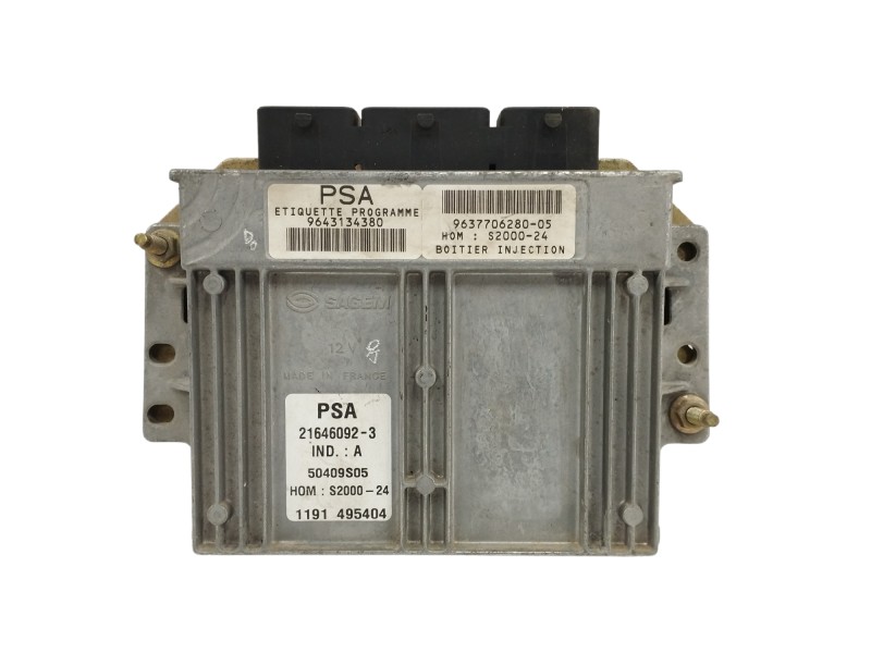 Recambio de centralita motor uce para citroën berlingo 1.4i sx familiar referencia OEM IAM 9643134380  