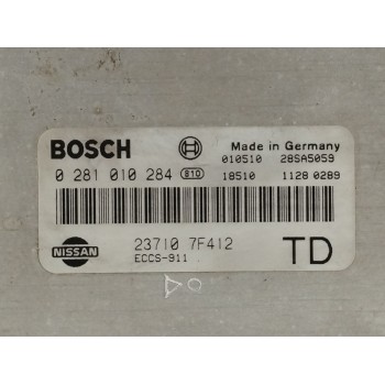 Recambio de centralita motor uce para nissan terrano/terrano.ii (r20) 2.7 turbodiesel referencia OEM IAM 237107F412 0281010284 