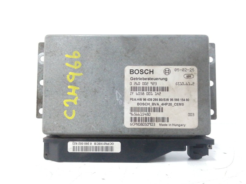Recambio de centralita cambio automatico para citroën c5 berlina 2.2 hdi fap cat (4hx / dw12ed4) referencia OEM IAM 9656615480 0