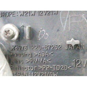 Recambio de piloto trasero derecho para mitsubishi space wagon (n80/n90) 2.4 gdi cat referencia OEM IAM 22087262  
