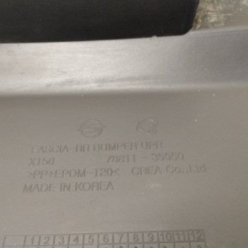 Recambio de paragolpes trasero para ssangyong tivoli 1.5 g15dtf referencia OEM IAM 7881135050 OBSERVAR FOTOS 