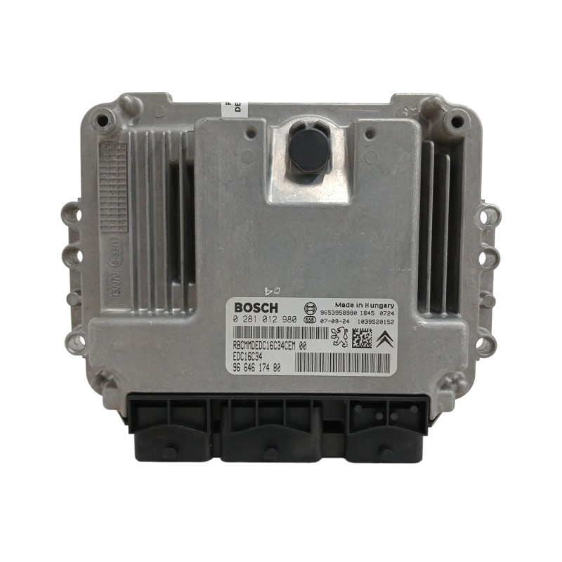 Recambio de centralita motor uce para citroën c4 picasso 1.6 16v hdi fap referencia OEM IAM 9664617480 0281012980 