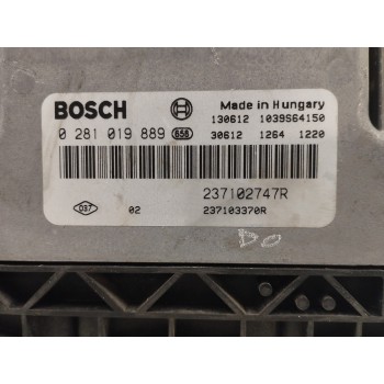 Recambio de centralita motor uce para renault captur i (j5_, h5_) 1.5 dci 90 referencia OEM IAM 237102747R 0281019889 