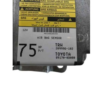 Recambio de centralita airbag para toyota yaris (ncp1/nlp1/scp1) 1.4 turbodiesel cat referencia OEM IAM 891700D080  