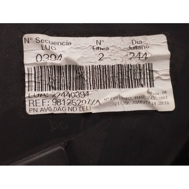 GUARNECIDO PUERTA DELANTERA IZQUIERDA NEGRO