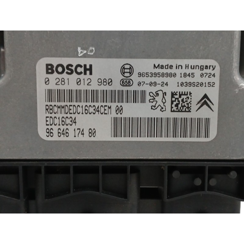 CENTRALITA MOTOR UCE 0281012980