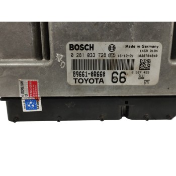 Recambio de centralita motor uce para toyota rav 4 iv (_a4_) 2.0 d (wwa42_) referencia OEM IAM 896610R660 0281033728 