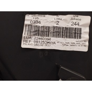 Recambio de guarnecido puerta delantera derecha para citroën c4 grand picasso 1.6 thp referencia OEM IAM 98125296YA NEGRO 