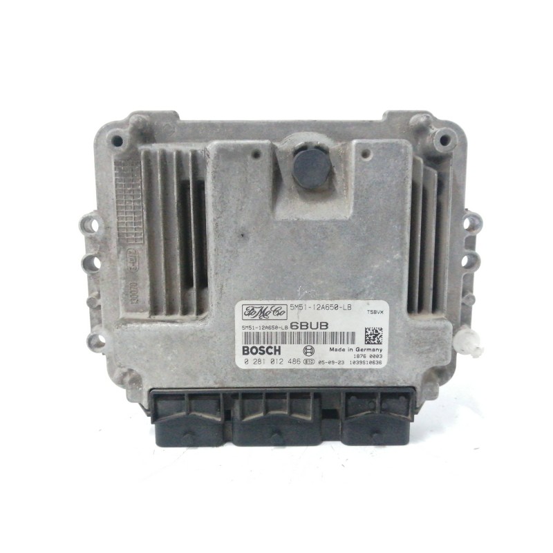 Recambio de centralita motor uce para ford focus berlina (cap) 1.6 tdci cat referencia OEM IAM 5M5112A650LB 0281012486 