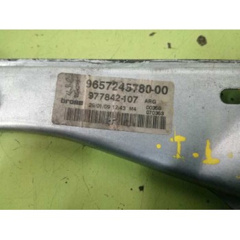 Recambio de elevalunas trasero izquierdo para peugeot 308 confort referencia OEM IAM FUNDA MANUAL CARIBE FUNDA