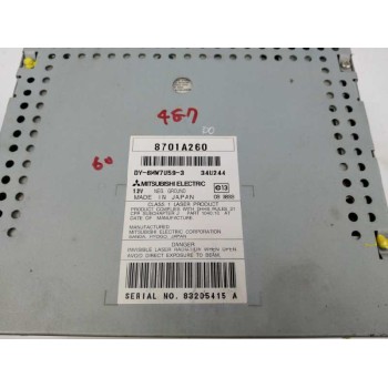 Recambio de sistema audio / radio cd para mitsubishi outlander (cw0) 2.0 di-d cat referencia OEM IAM 8701A260  