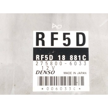 Recambio de centralita motor uce para mazda 6 berlina (gg) 2.0 diesel cat referencia OEM IAM RF5D18881C 2758006033 
