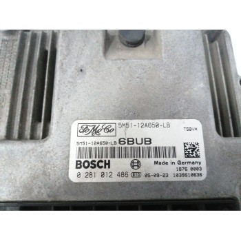 Recambio de centralita motor uce para ford focus berlina (cap) 1.6 tdci cat referencia OEM IAM 5M5112A650LB 0281012486 