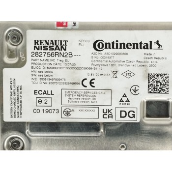 Recambio de modulo electronico para nissan qashqai iii (j12) (2021 - ...) 1.3 dig-t hibrido suave referencia OEM IAM 282756RN2B 