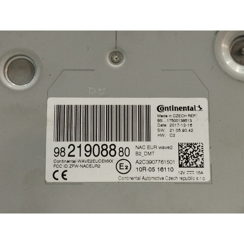 SISTEMA NAVEGACION GPS A2C3907761501